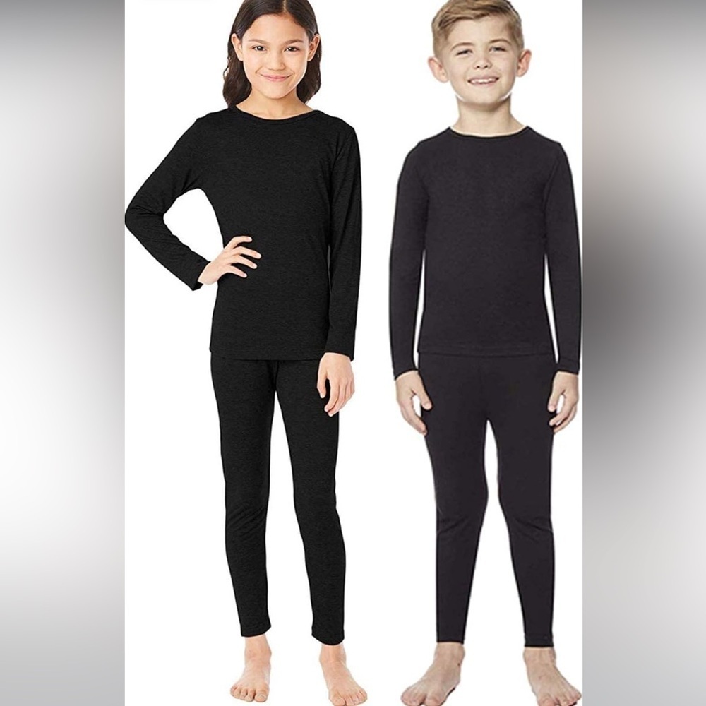 BLACK Kids PJ Set